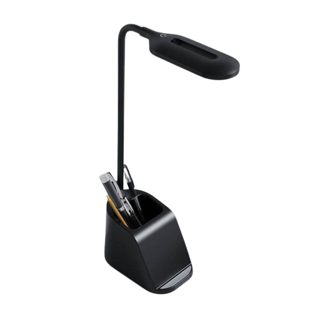 ALMERE - Giftology 3-in-1 Desk Lamp with 15W Wireless Charger & Pen Holder Black