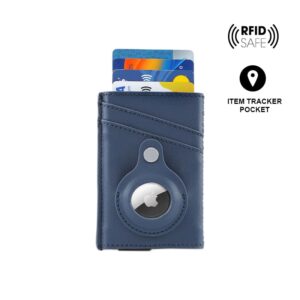 TROMSI - Santhome® PU Card Holder with Santhome Tag pocket Navy Blue