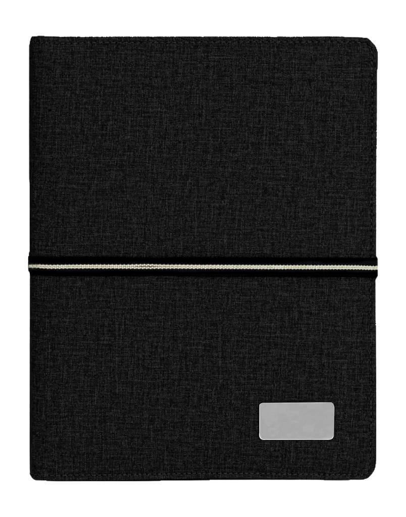 AIGIO - Giftology A5 Notebook Organiser With 10000mAh Powerbank Black