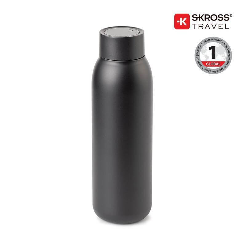 SKROSS® PRO 21oz. SmartTech Water Bottle Black