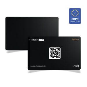 Santhome Card - Digital Business NFC Card Black